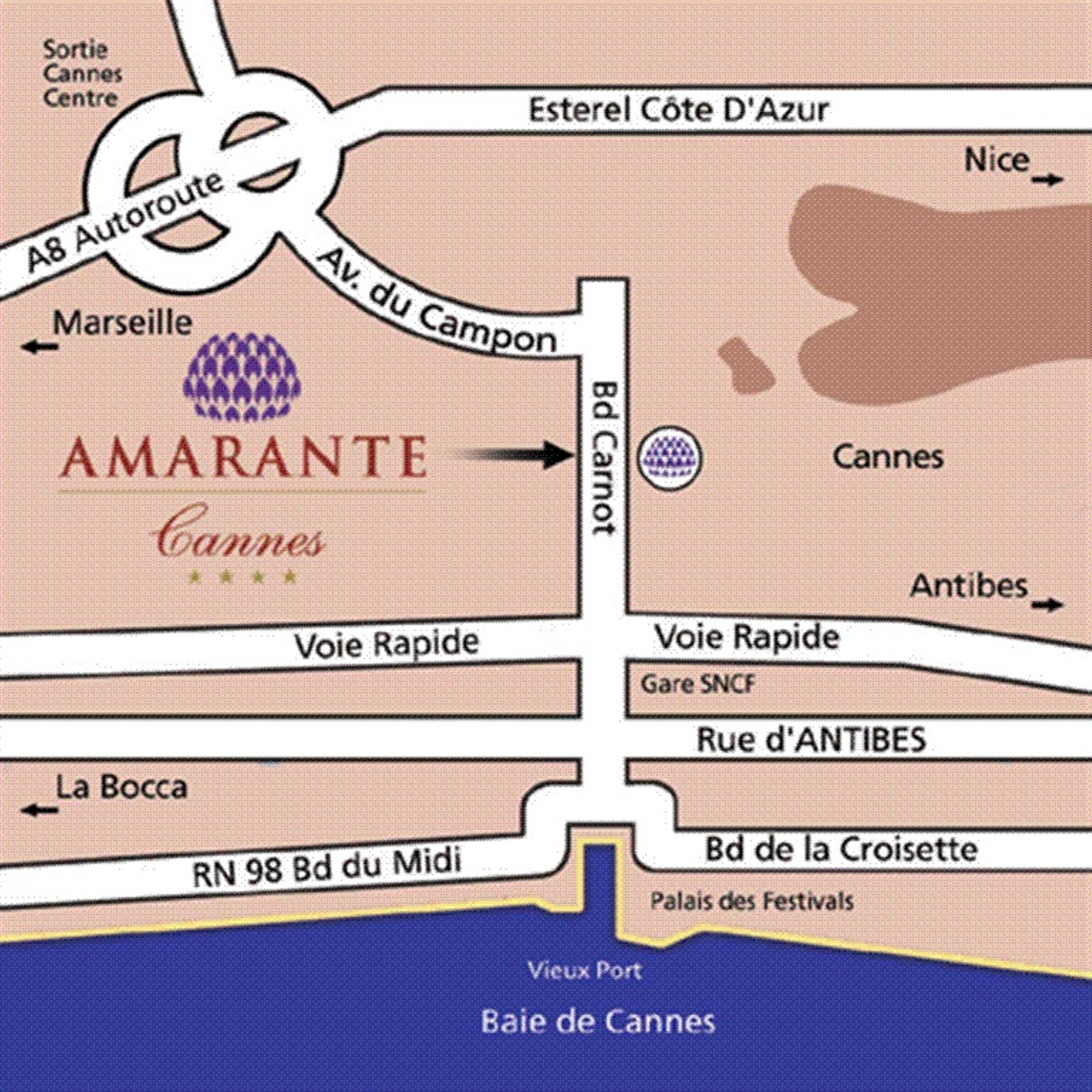 Hotel Amarante Cannes Bagian luar foto